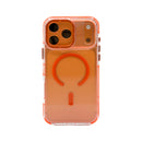 Case Para Iphone Armor Defender Steel Clear Orange Cosmic Com Magsafe