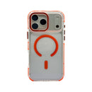 Case Para Iphone Armor Defender Steel Clear Orange Cosmic Com Magsafe
