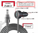 Cabo Starlink + Veicular + Usb + Tipo C (Com Lcd)