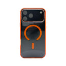 Case Para Iphone Cristal Shield Com Magsafe Orange Cosmic