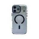 Case Para Iphone Armor Defender Steel Clear Preto Com Magsafe