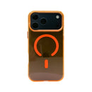 Case Para Iphone Metal Vitrum Orange Cosmic