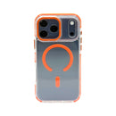 Case Para Iphone Armor Defender Steel Clear Orange Cosmic Com Magsafe
