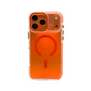 Case Para Iphone Armor Defender Steel Holográfica Orange Cosmic Com Magsafe