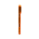 Case Para Iphone Metal Vitrum Orange Cosmic