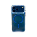 Case Para Iphone Ultra Clear Com Magsafe Deep Blue