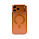 Case Para Iphone Fiber Vitrum Steel Com Magsafe Para Iphone Orange Cosmic Croma